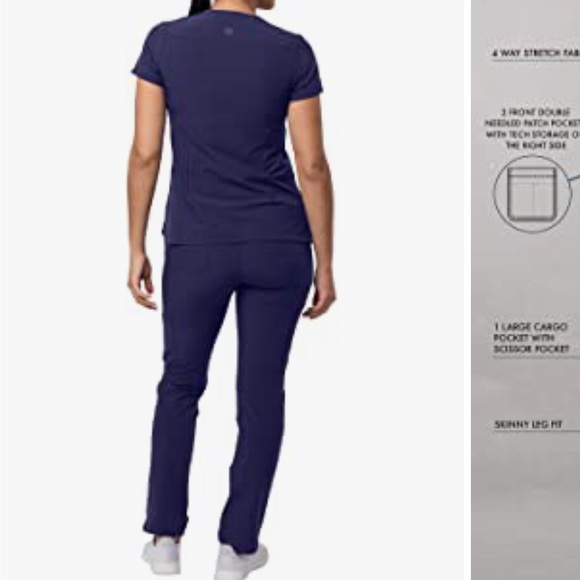 New with tags Adar XXS scrub set - Picture 2 of 2